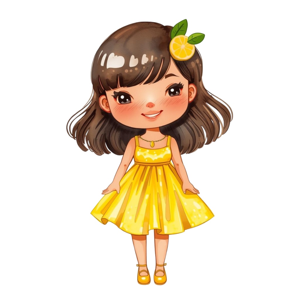 つぶグミ達の可愛い水彩クリップアート素材 11点セット|PNG背景透過