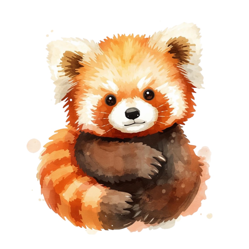 コロッと可愛い水彩画動物クリップアート素材18点セット|PNG背景透過