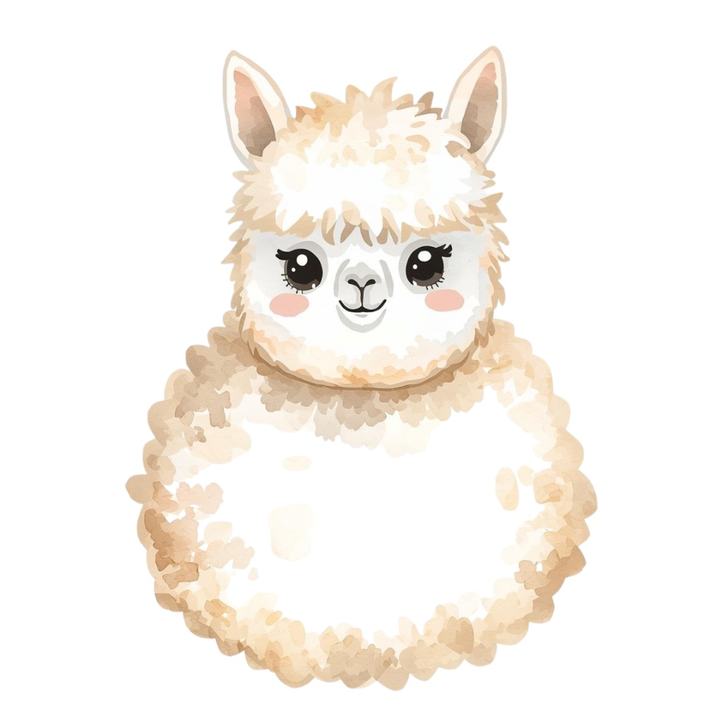 コロッと可愛い水彩画動物クリップアート素材18点セット|PNG背景透過