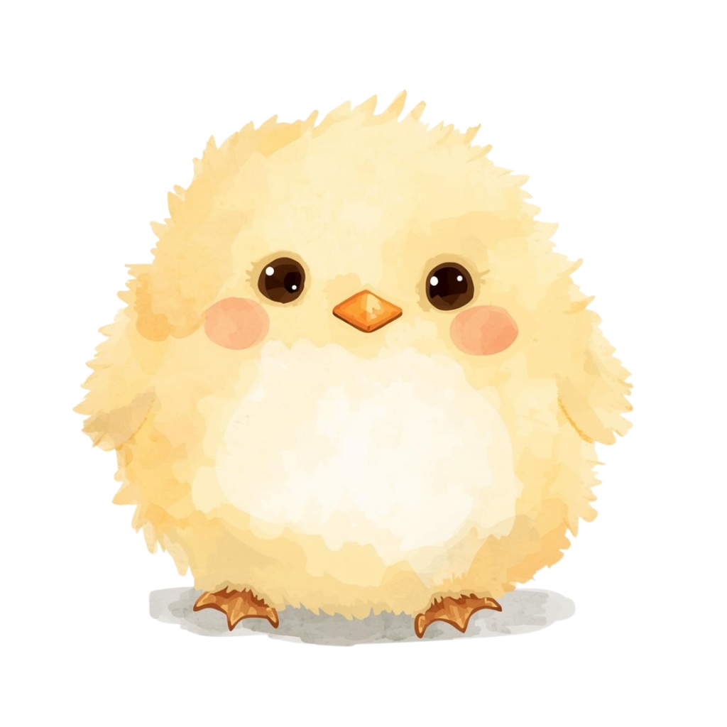 コロッと可愛い水彩画動物クリップアート素材18点セット|PNG背景透過