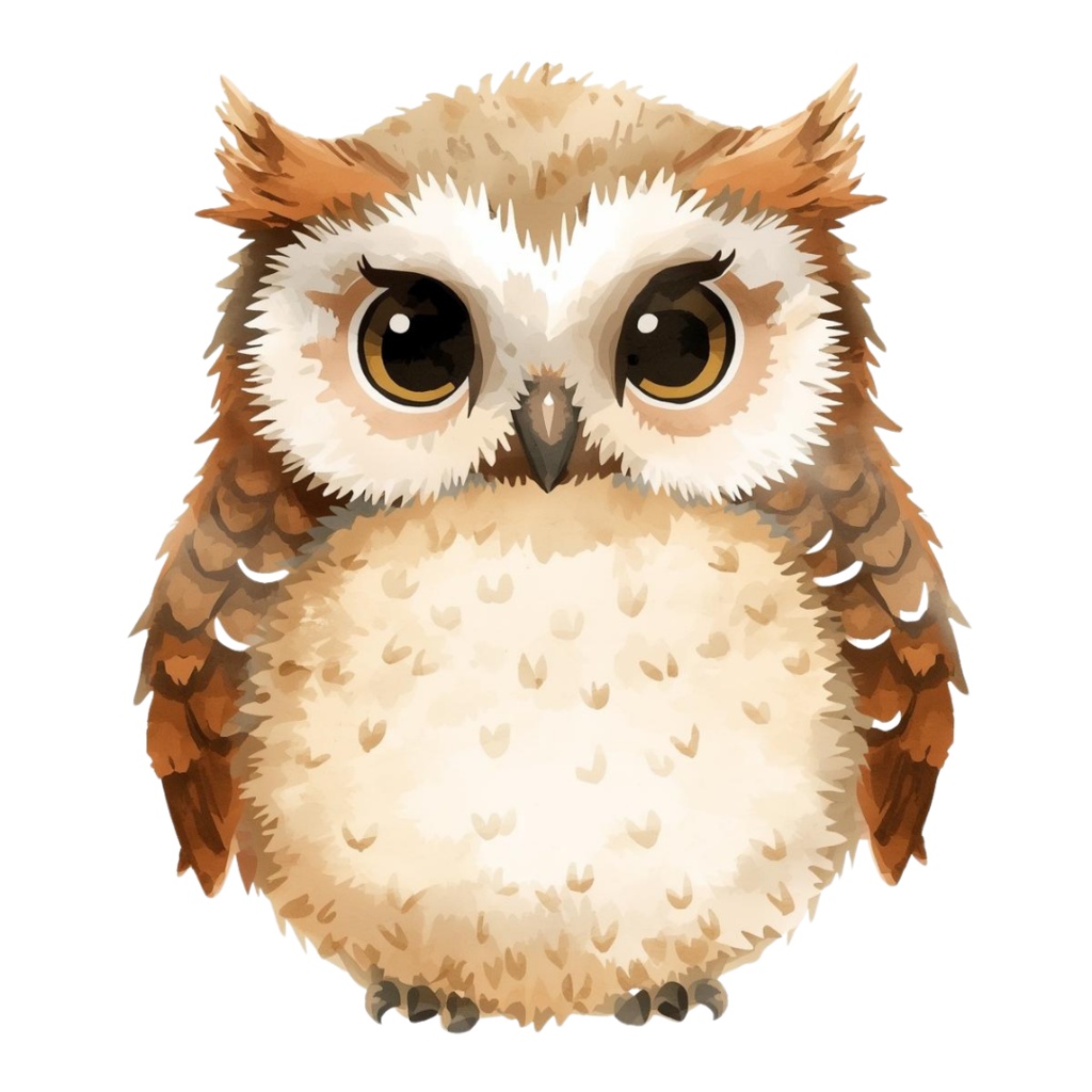 コロッと可愛い水彩画動物クリップアート素材18点セット|PNG背景透過