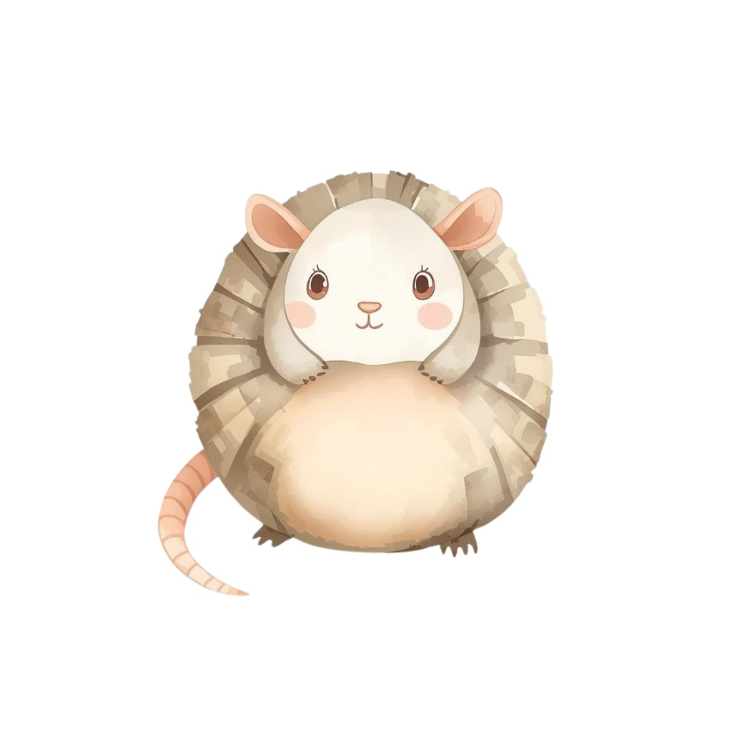 コロッと可愛い水彩画動物クリップアート素材18点セット|PNG背景透過