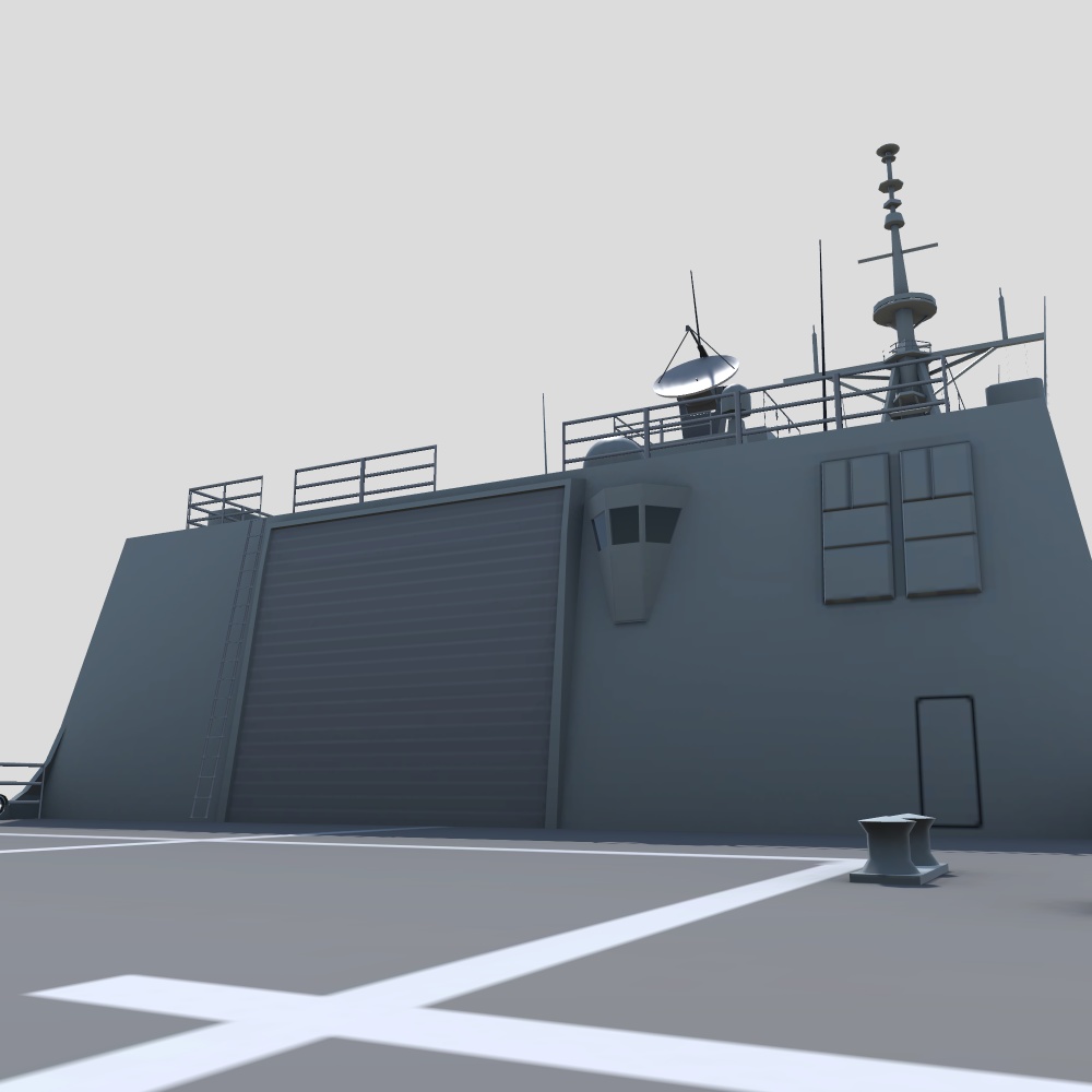 アルバロ・デ・バサン級 3Dモデルセット ver1.0(Unityゲーム向け/VRC可)