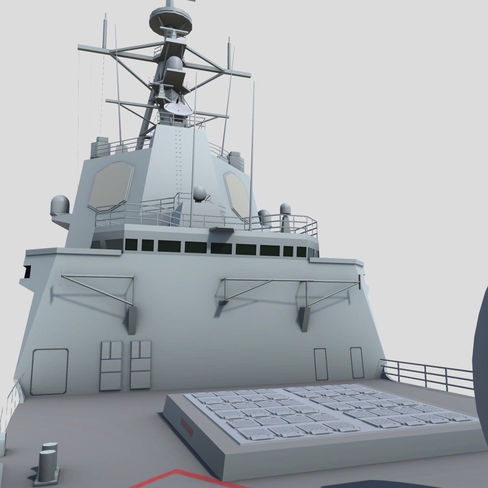 アルバロ・デ・バサン級 3Dモデルセット ver1.0(Unityゲーム向け/VRC可)