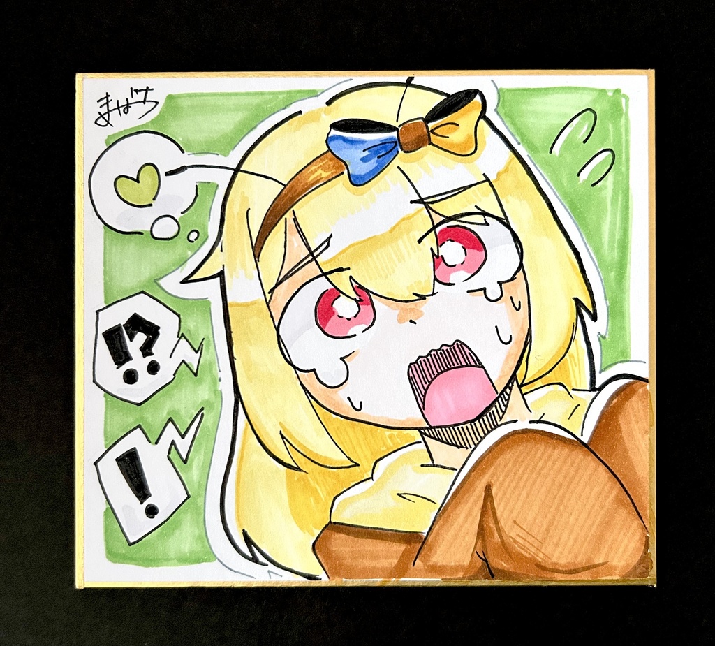 我が子の色紙＋缶バッジ 🍮