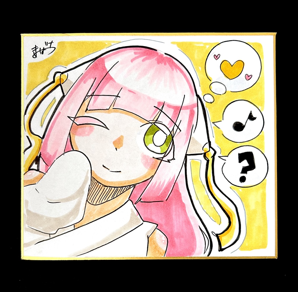 我が子の色紙＋缶バッジ ❇️