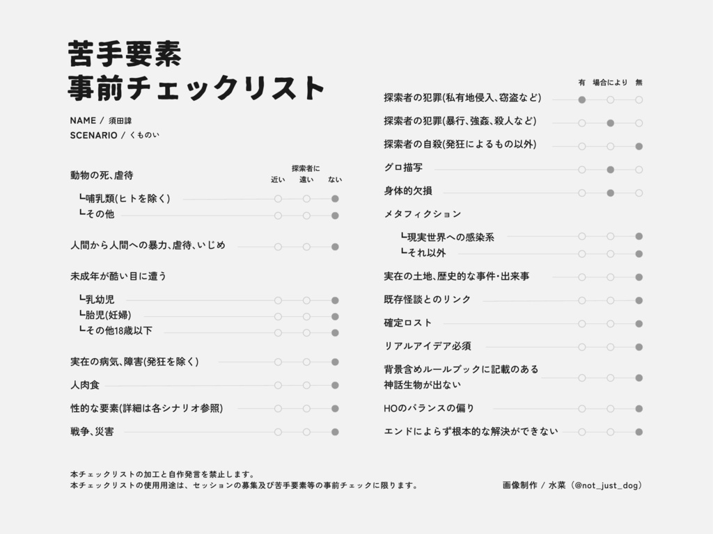 CoC6版/くものい(KPレス・KP有可)