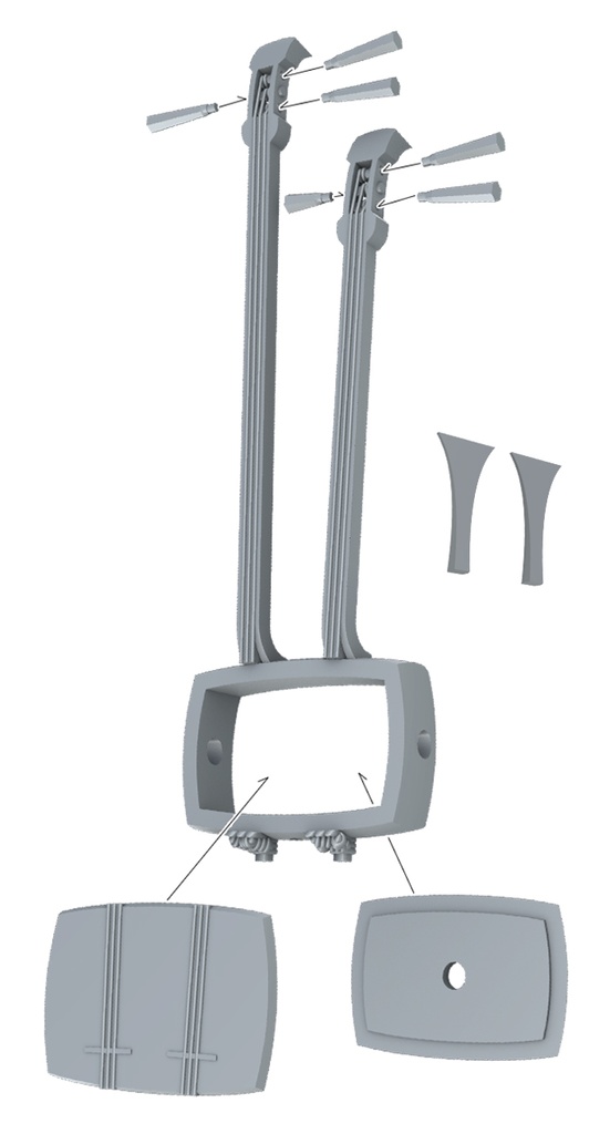 ダブルネック三味線