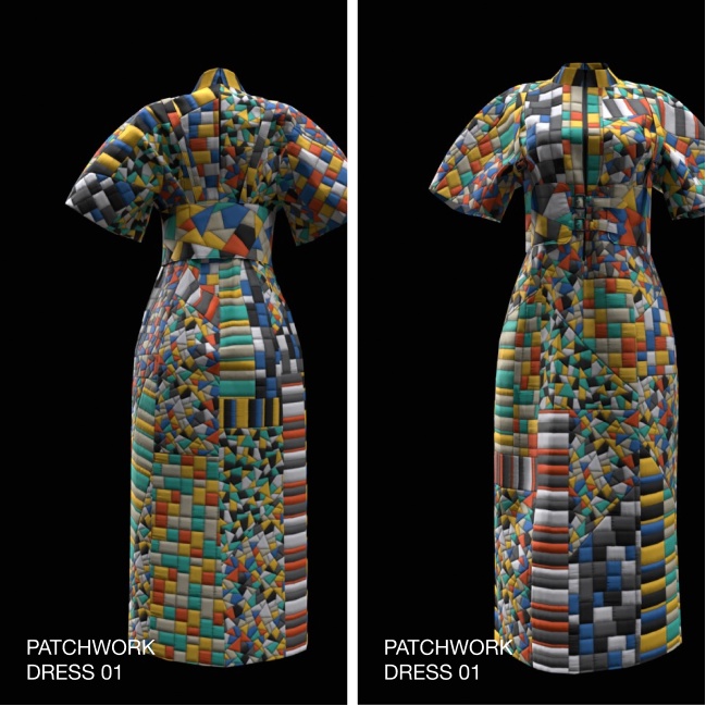 PATCHWORK DRESS 01