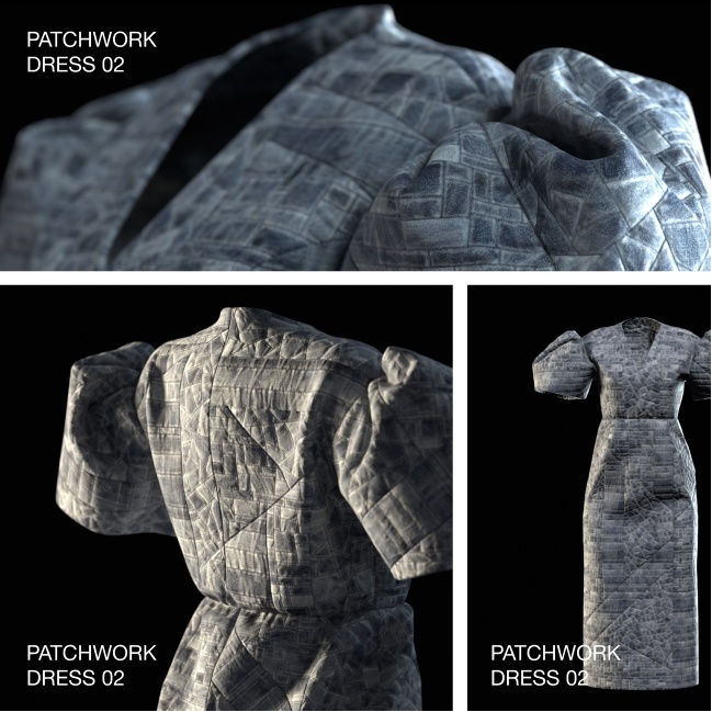 PATCHWORK DRESS 03