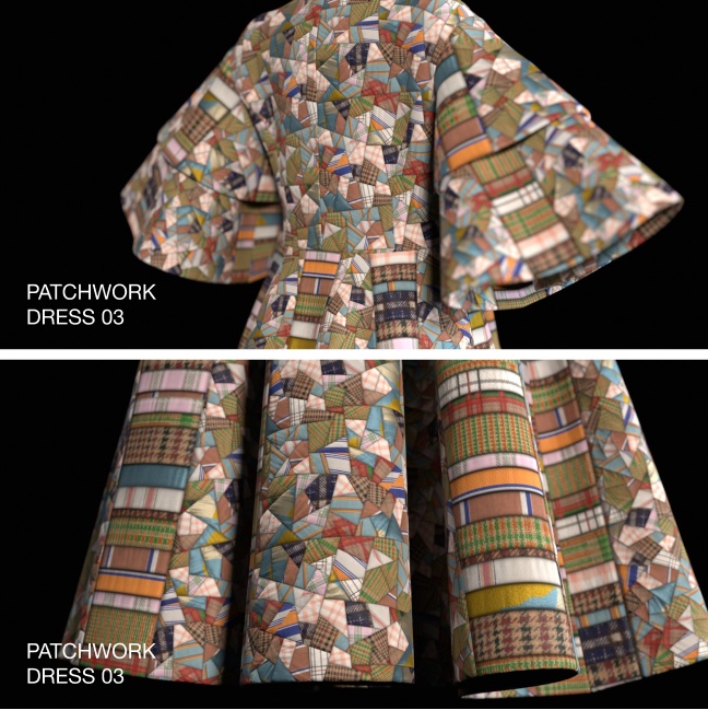 PATCHWORK DRESS 03