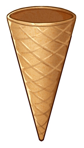 【透過png】アイスとコーン【組み合わせ・加工自由】