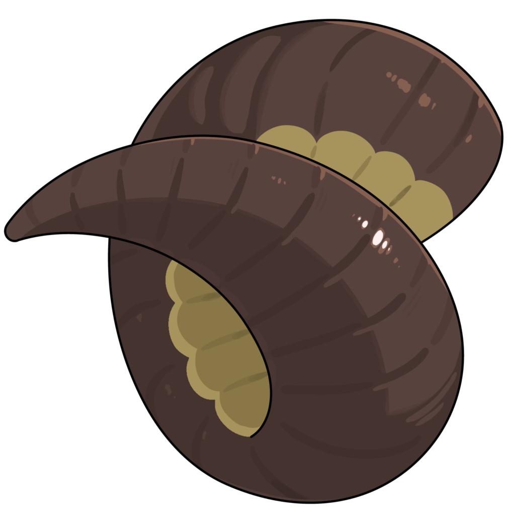 【透過PNG】羊の角(つの)【組み合わせ自由】