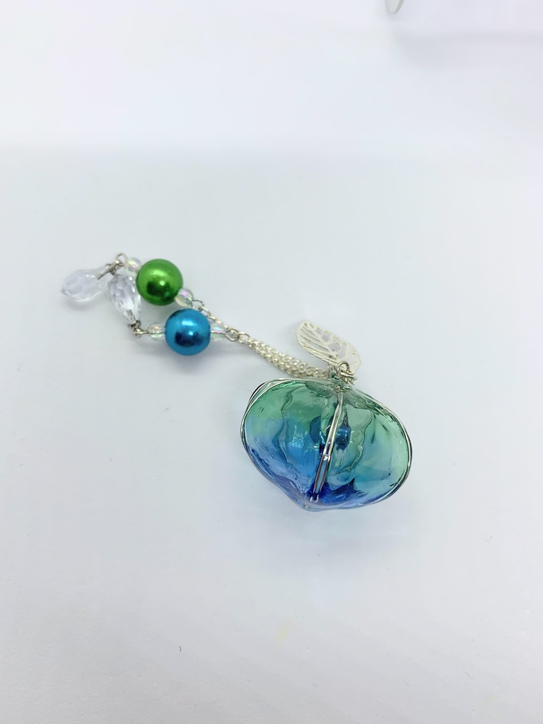 鬼灯キーホルダー　概念　💚💙