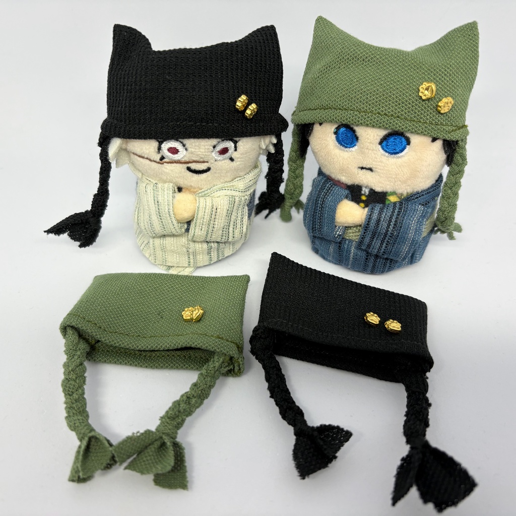 【ミニフレ用】帽子　おさげつき