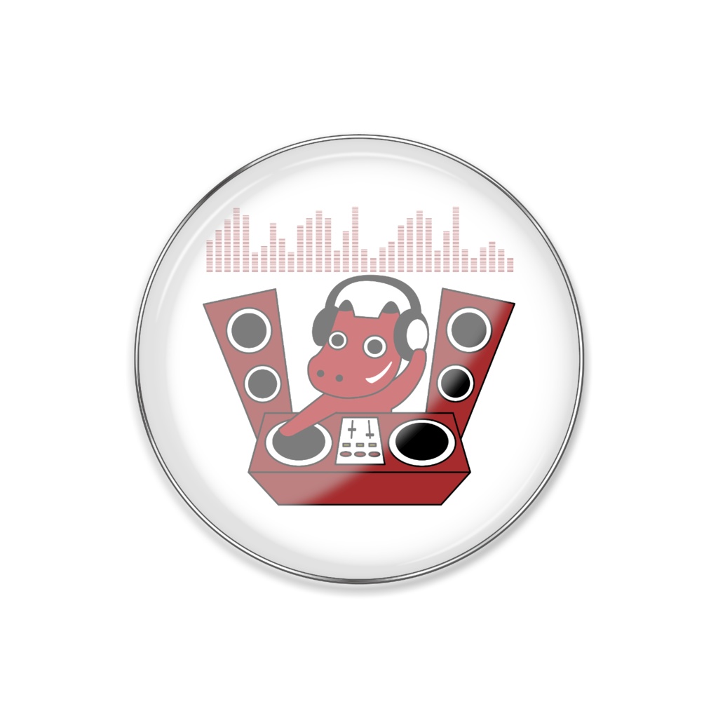 DJべこ ピンバッチ