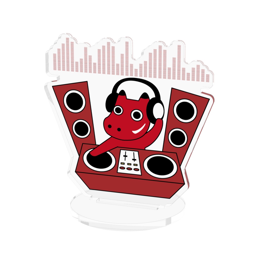 DJべこ アクリルフィギュア