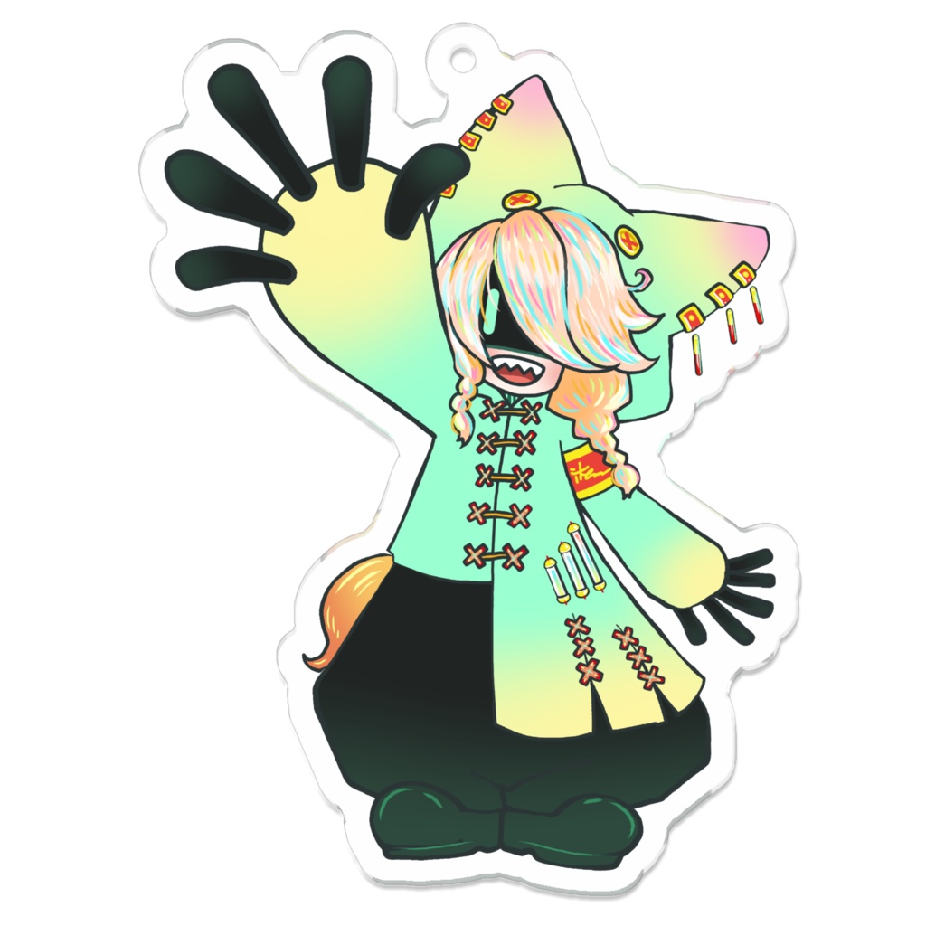 【アクリルキーホルダー】ヒトガタいぜむ