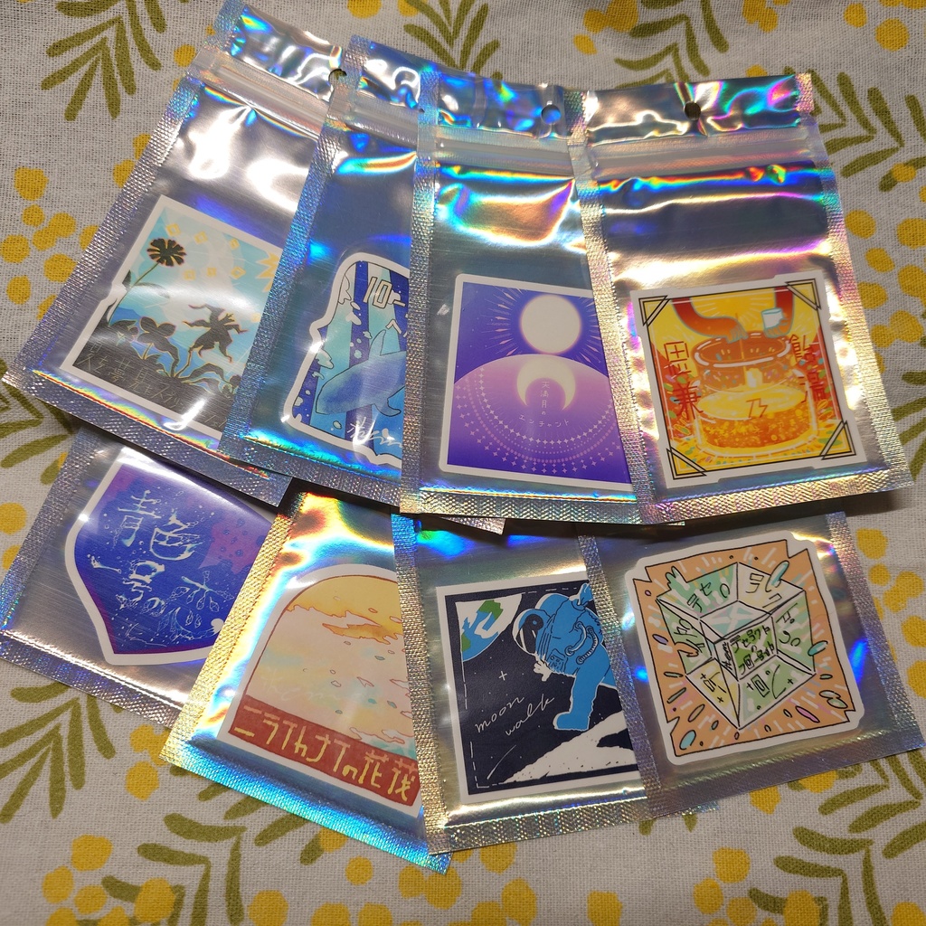 【虚構飲料】ダイカットシール