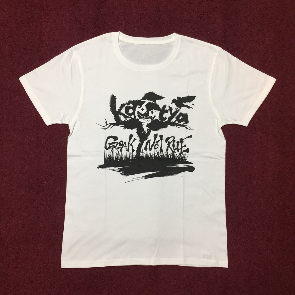 Croak Not Rue かぼちゃロゴTシャツ