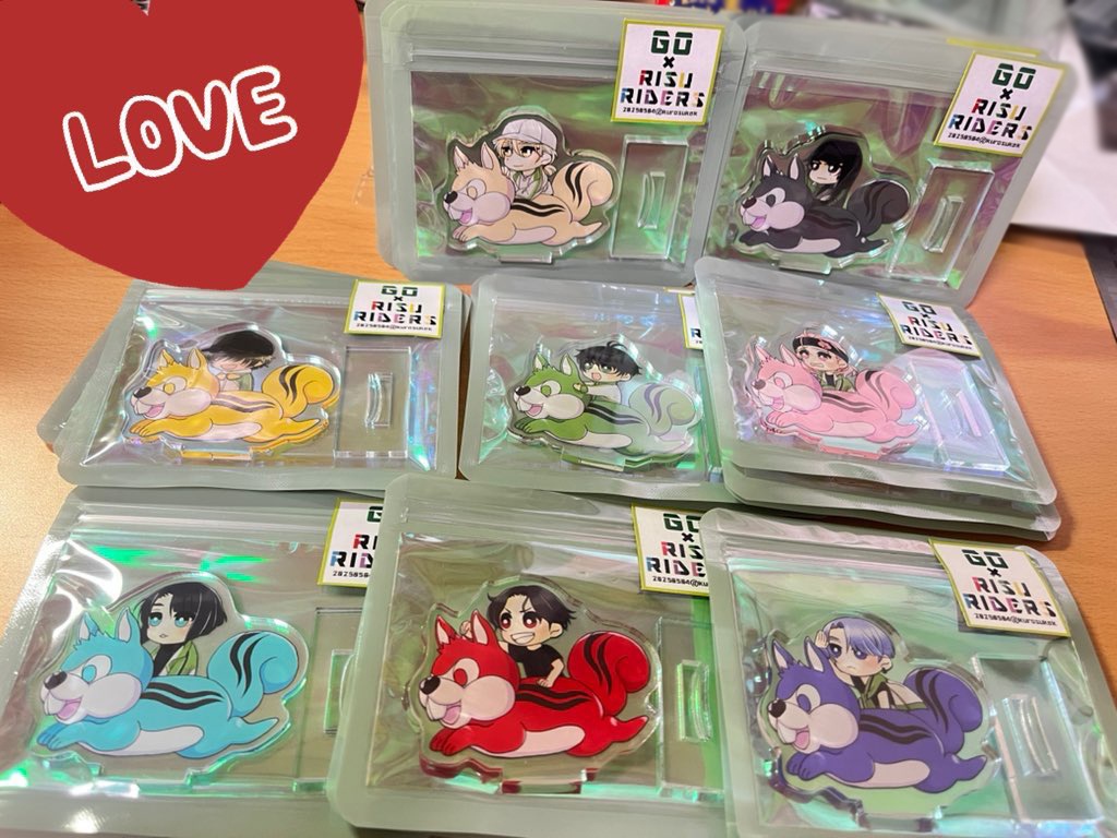 江リスライダー アクリルスタンド