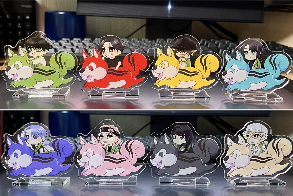 江リスライダー　アクリルスタンド