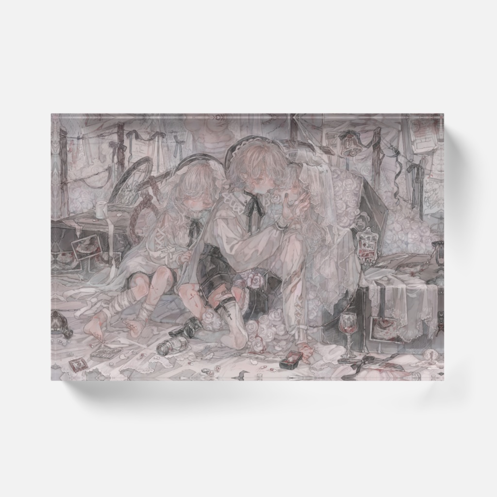 冥婚 アクリルブロック