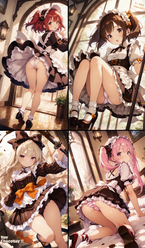 (期間限定無料) メイド×パンチラ 20枚