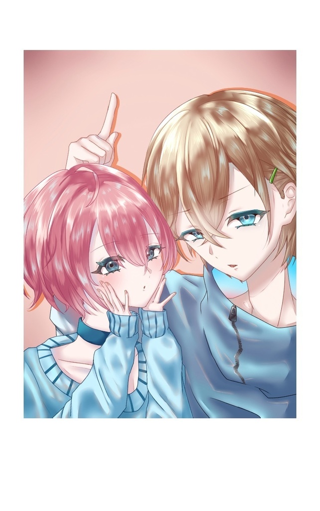 【直筆】まほろ＆KK チェキ風カード (まほろデザイン)