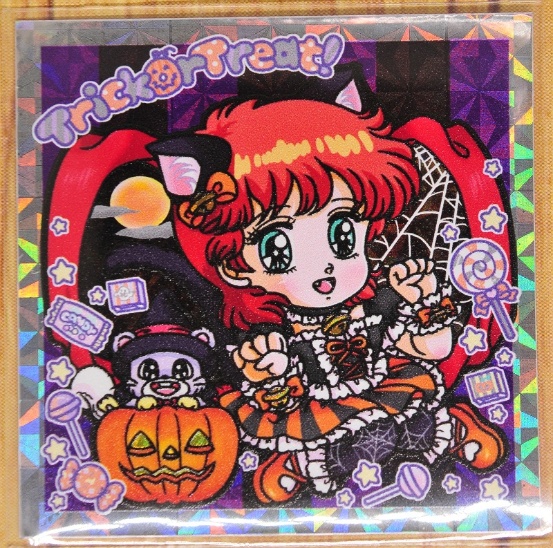 まじょっこりんこシール☆魔女っ娘ハロウィン編☆3枚セット