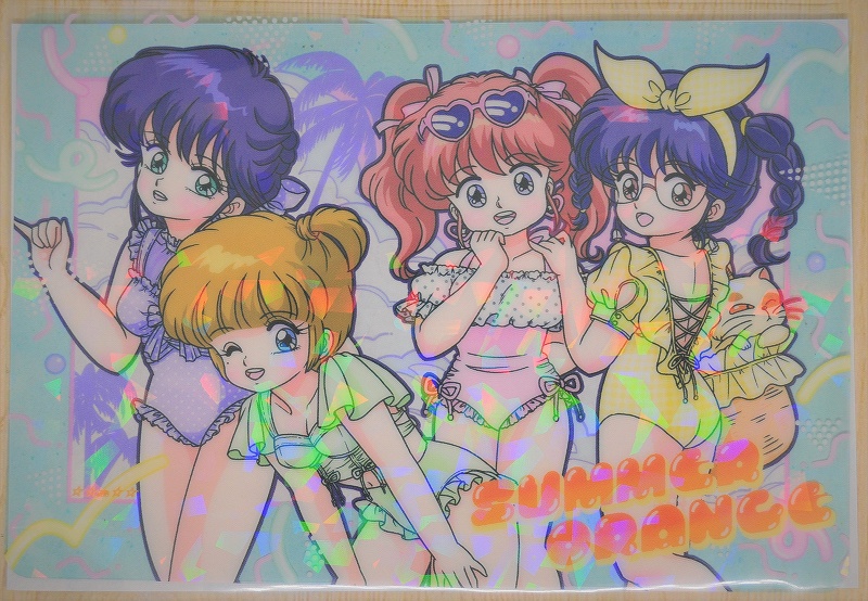 ’80s’90sCOLLECTION☆ホロシール3枚&クリアポストカードセット