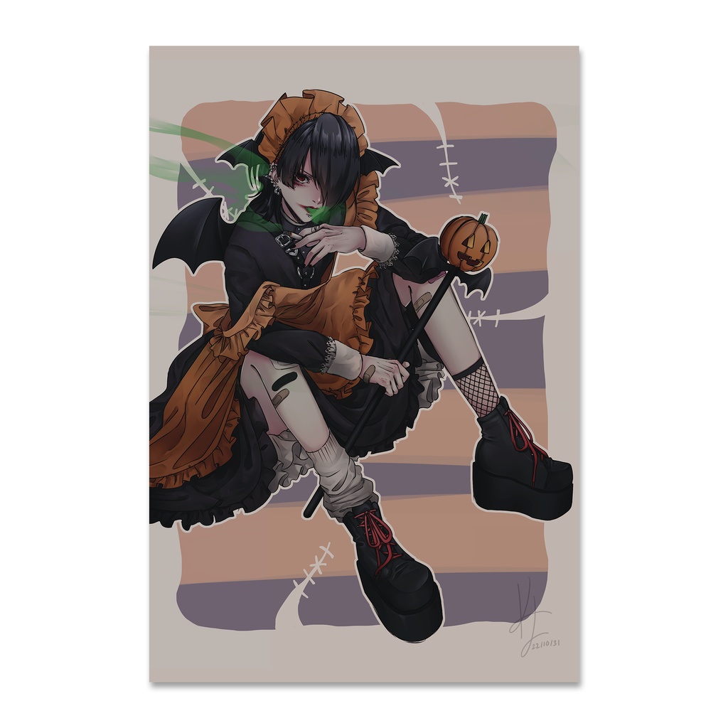 ハロウィンポストカード