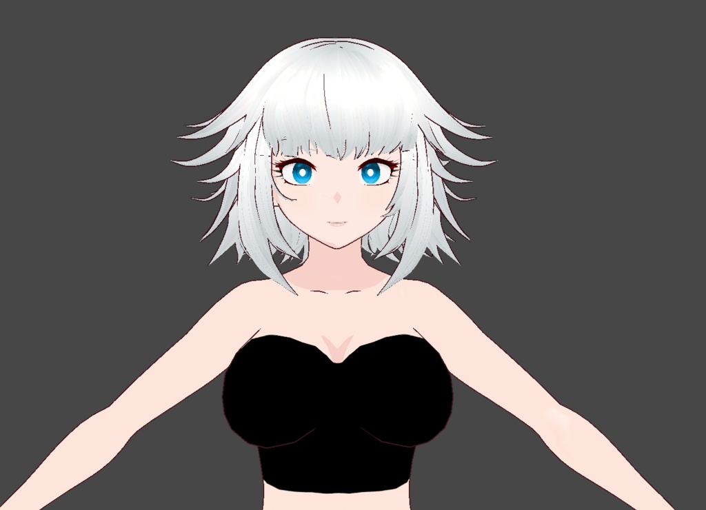 [VROID] Short Spikey Hair