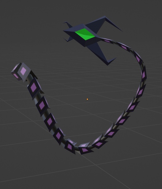 Cybernetic / Mechanical / Robot / Demon Tail 3D Model