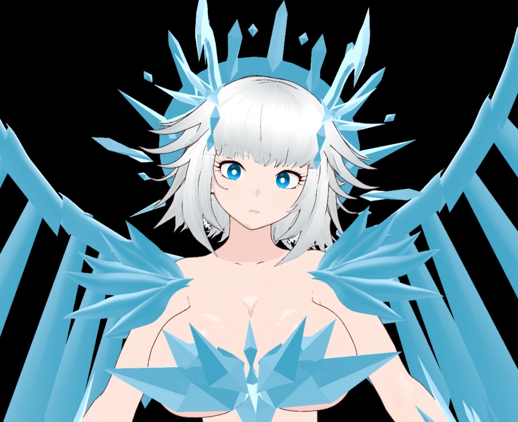 [VTUBER] 3D Ice Dragon Queen Model