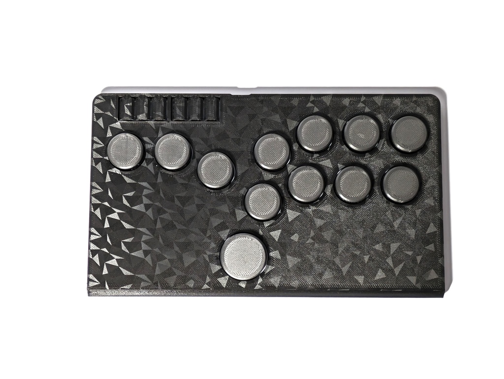 【売り切りセール】Flatbox v2 ブラック 自作レバーレス 薄型