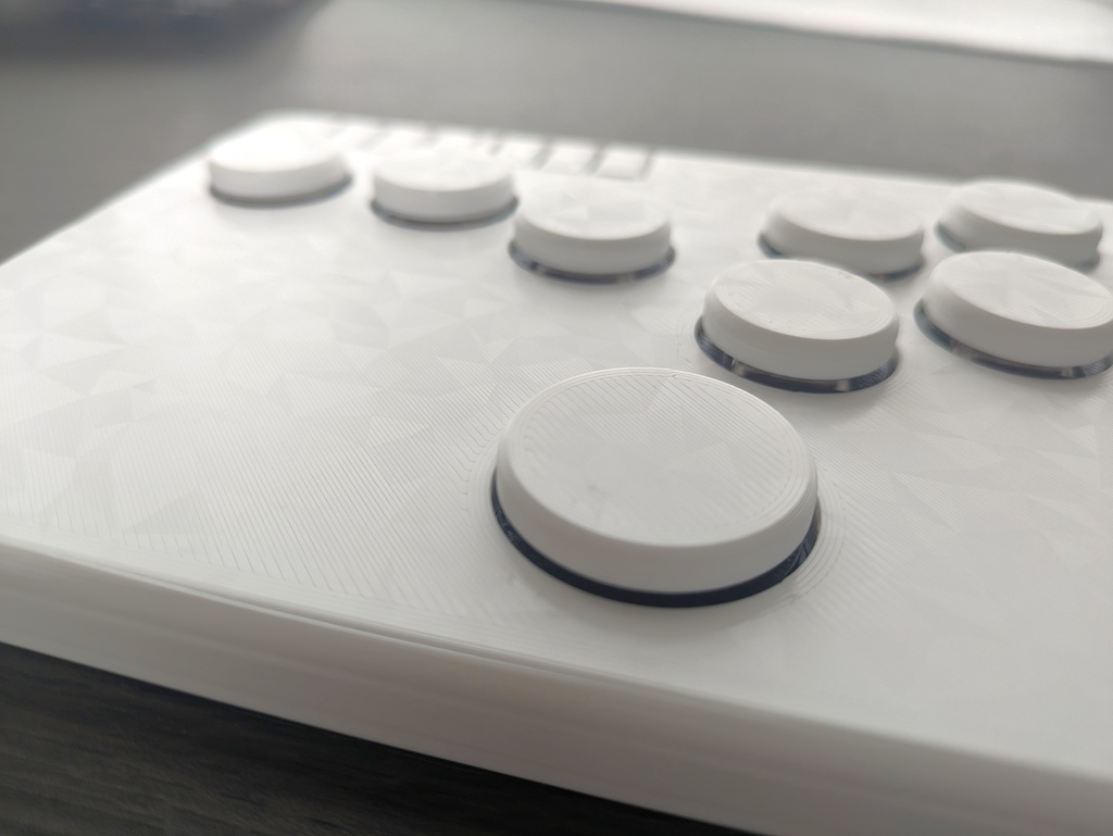 【売り切りセール】Flatbox v2 ホワイト 自作レバーレス 薄型