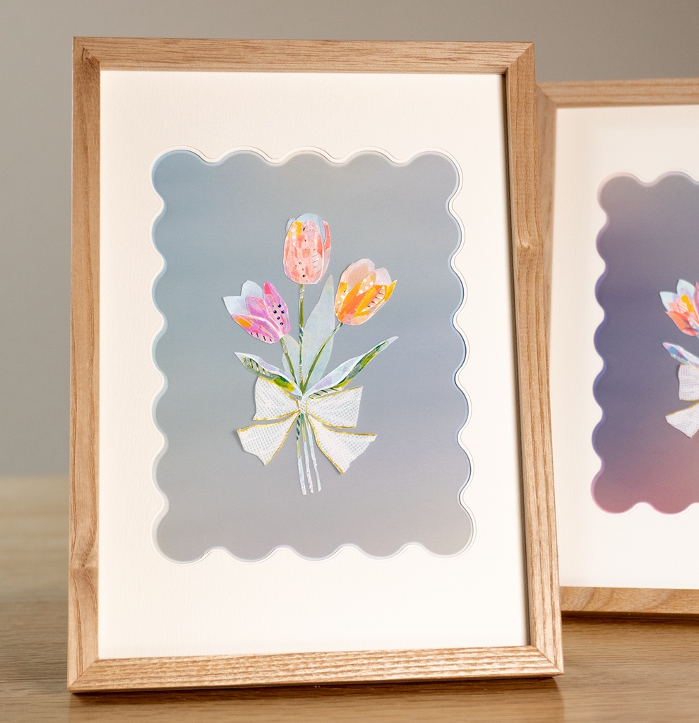 アナログ原画「Spring &Summer 〜チューリップ〜」TCM1