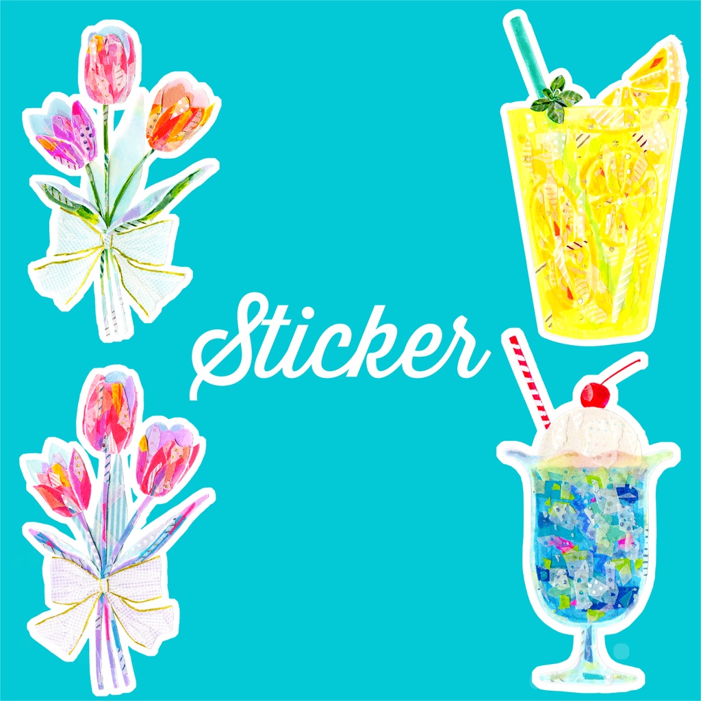 ステッカーセット「Spring &Summer」