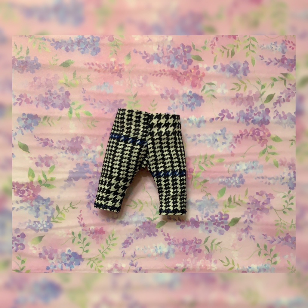 千鳥格子柄パンツ(ねんどろいどどーる用)