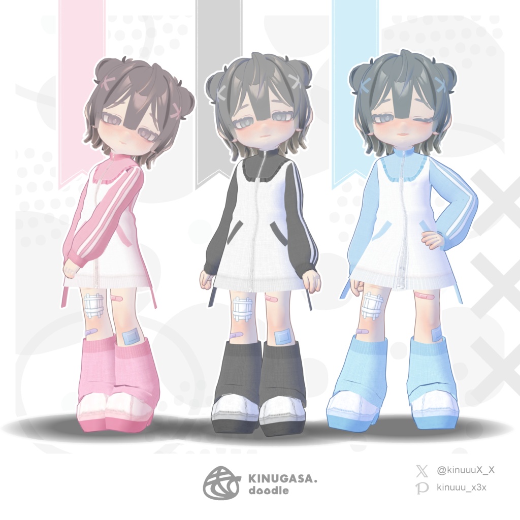 ぬんちゃん nun-chan / オリジナル3Dモデル ・VRM・VRoidstudio