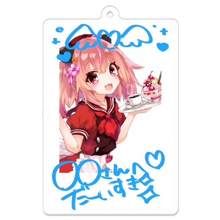 Bチェキ風アクキー