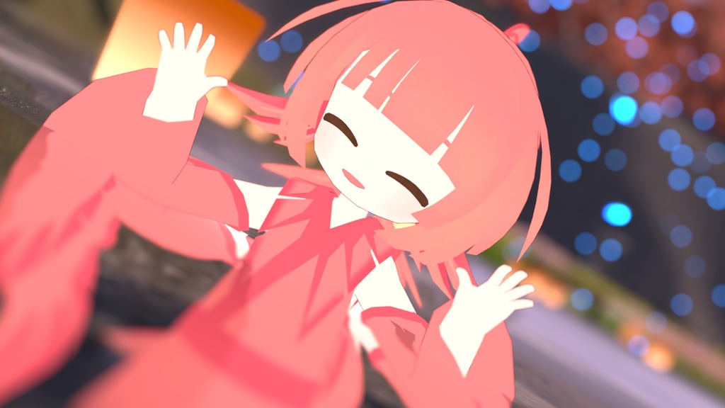 オリジナル3Dモデル「こめと」