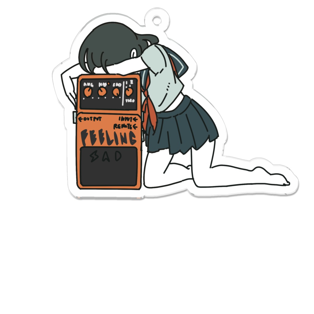 sad アクリルキーホルダー