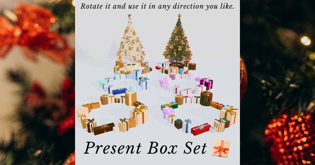 クリスマスツリー全34種(シークレット1種)+ツリー下プレゼントセット4種+シークレット1種)/Christmas Tree 34types(Secret1types)+4 types of gift sets under the tree