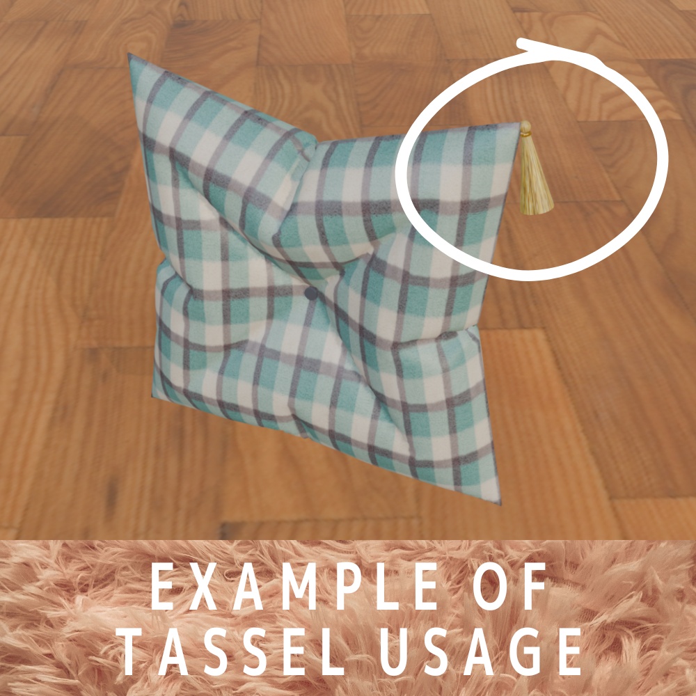 【全19種】クッション・枕コレクション/Cushion Pillow Collection(タッセルとチャームのおまけつき)