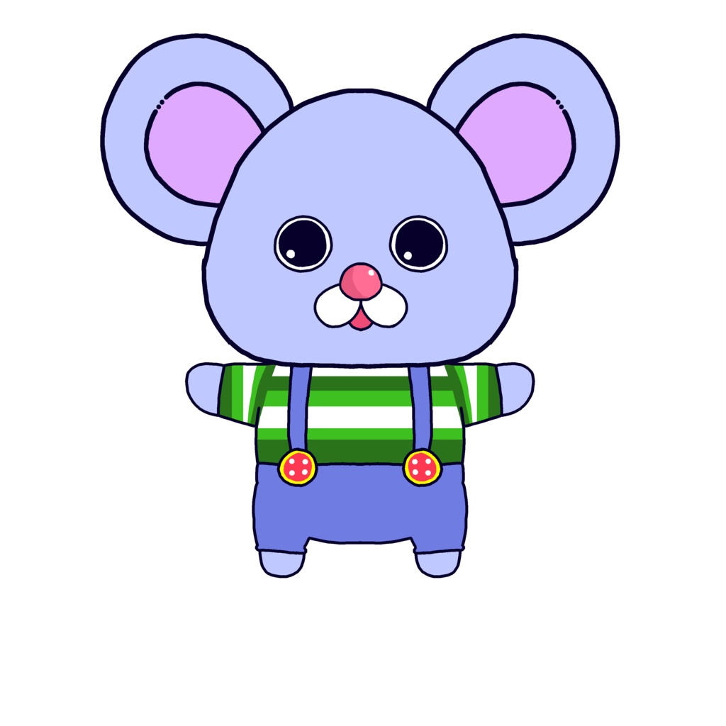 ゆらゆらキーホルダー（パステルくん）