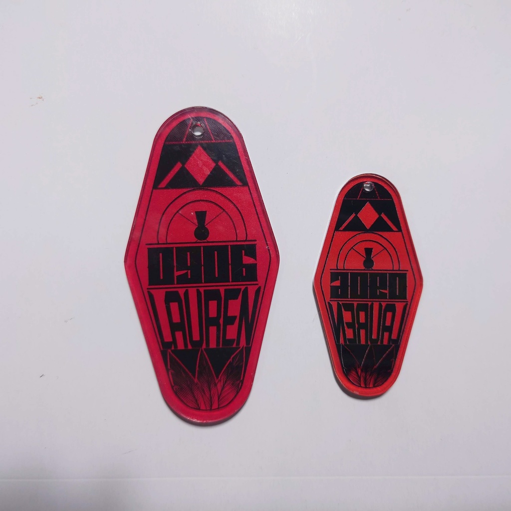 エデン組アクリルモーテルキーホルダー 大サイズ