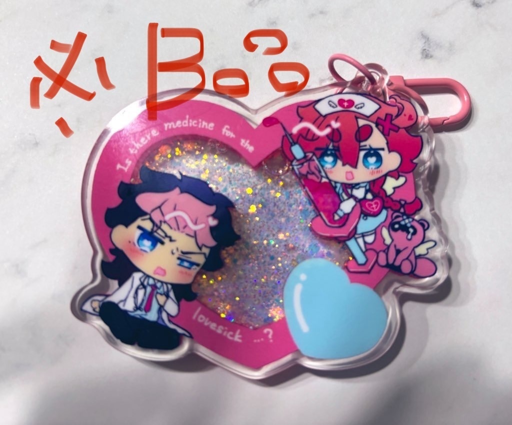 (B品)グエスレグリッターオイルアクキー