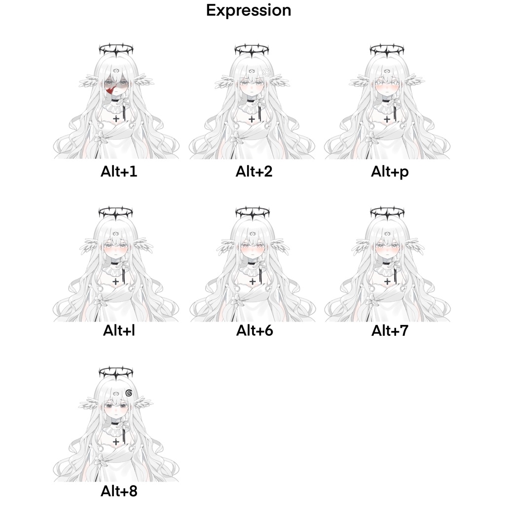 Live2d量産完成品モデルANGEL A volume-selling finished product model.